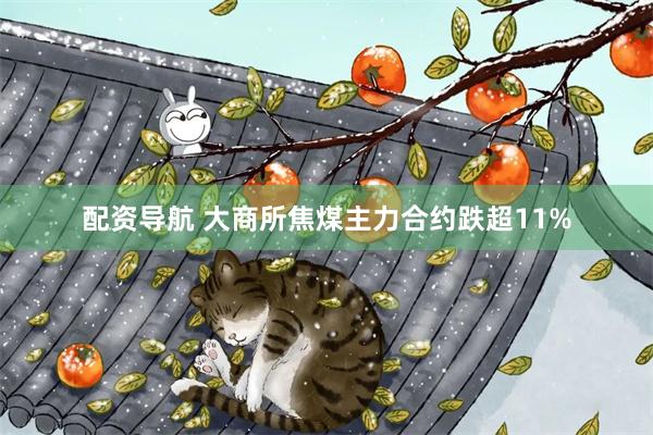 配资导航 大商所焦煤主力合约跌超11%