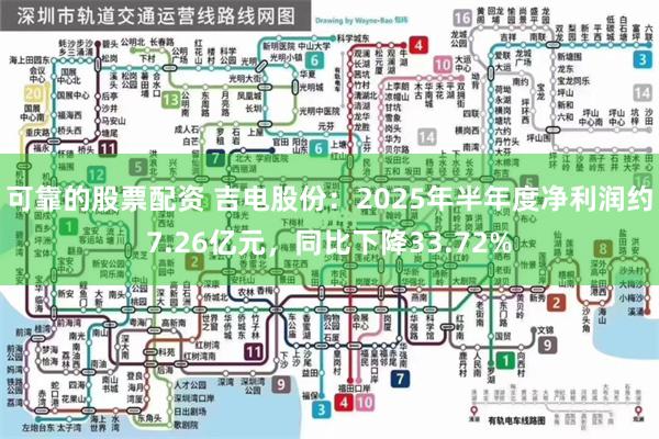 可靠的股票配资 吉电股份：2025年半年度净利润约7.26亿元，同比下降33.72%