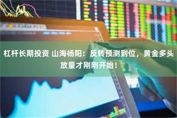 杠杆长期投资 山海杨阳：反转预测到位，黄金多头放量才刚刚开始！