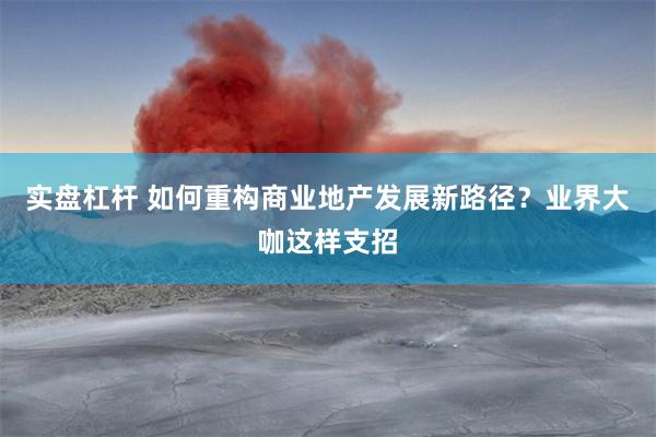 实盘杠杆 如何重构商业地产发展新路径？业界大咖这样支招
