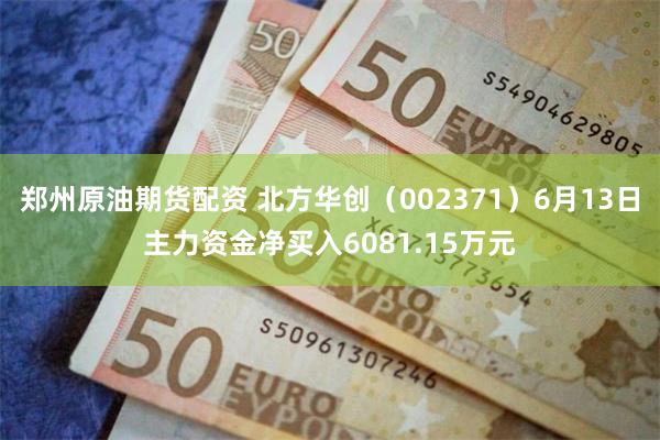 郑州原油期货配资 北方华创(002371)6月13日主力资金净买入6081.15万元