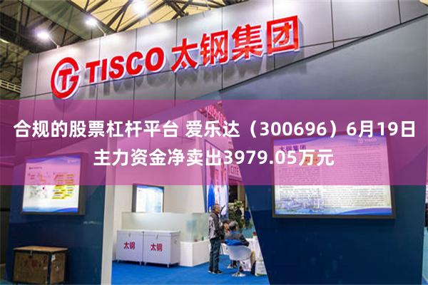 合规的股票杠杆平台 爱乐达（300696）6月19日主力资金净卖出3979.05万元