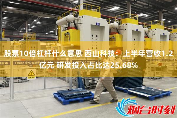 股票10倍杠杆什么意思 西山科技：上半年营收1.2亿元 研发投入占比达25.68%