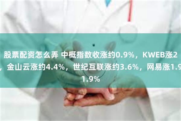 股票配资怎么弄 中概指数收涨约0.9%，KWEB涨2%，金山云涨约4.4%，世纪互联涨约3.6%，网易涨1.9%