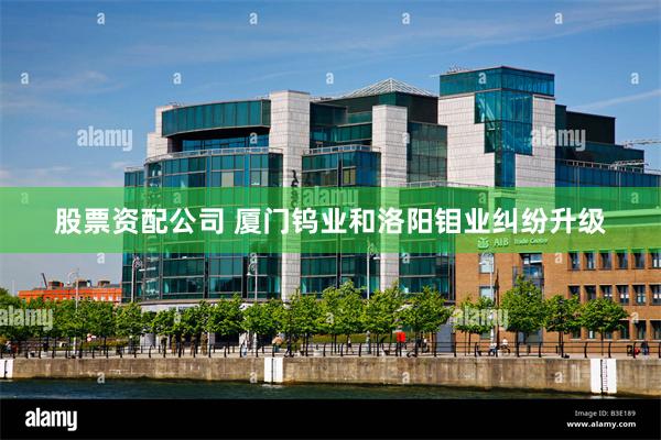 股票资配公司 厦门钨业和洛阳钼业纠纷升级
